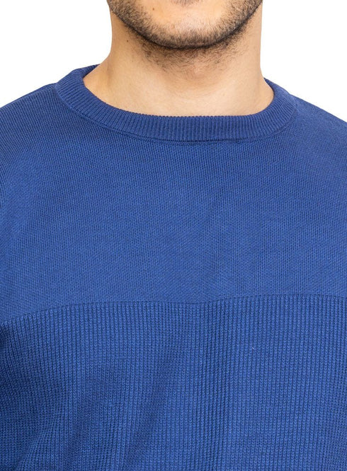 Navy - Design 0133 BS - Round Pullover - Khotwh